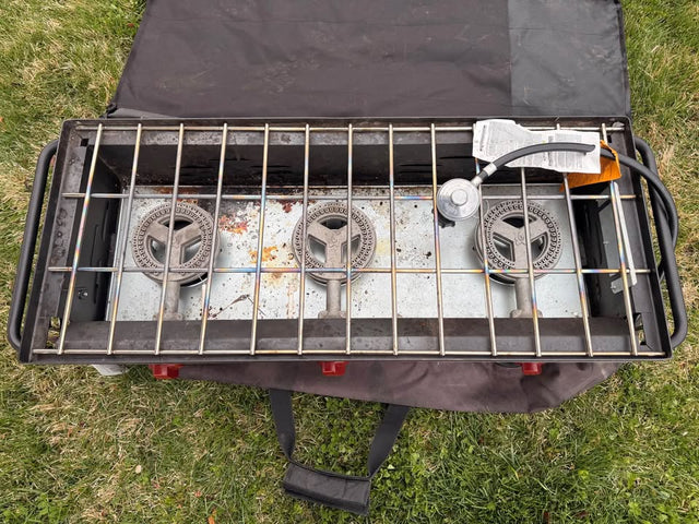 Camp Chef 3-Burner Propane plus Camp chef grill — photo 3