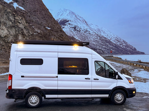 Alaska Adventure Go-Van — Custom-Camperized 2020 Ford Transit-250. overland rental