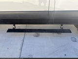 RV rental van with an extended Amp Research automatic power step, providing easy access to the vehicle.