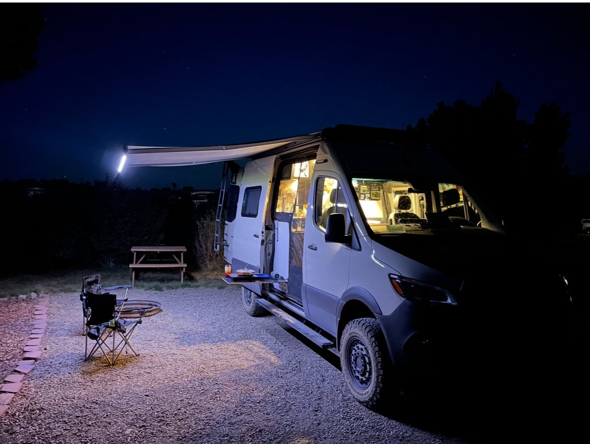  and large black gear box.|Custom Sprinter camper van — photo 7