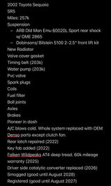 2002 Toyota sequoia 4x4 in Clovis, CA (photo 7)