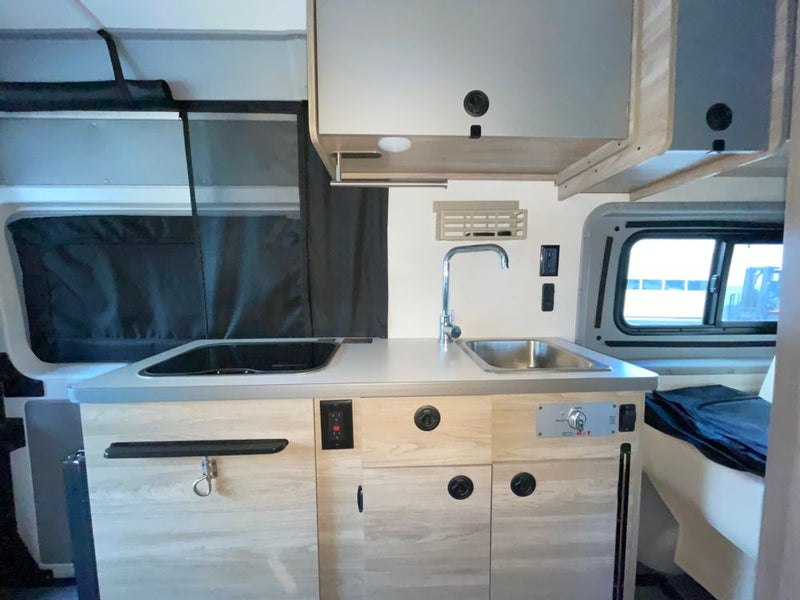  ready for your road trip.|Spacious RV rental interior with modern kitchen — photo 3