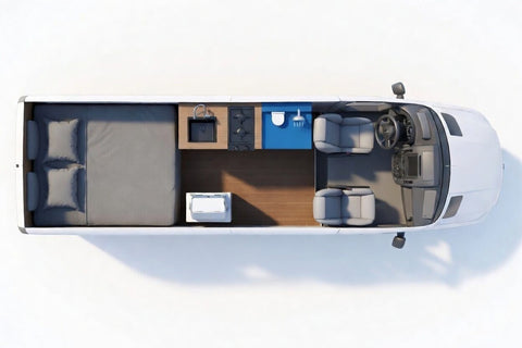 Modern Mercedes Sprinter Camper • Hot Shower • Off-Grid Ready — photo 4