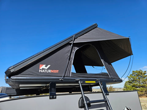 Off-Grid Camping in Teardrop Trailer With Child Bunk and Rooftop Tent — photo 2