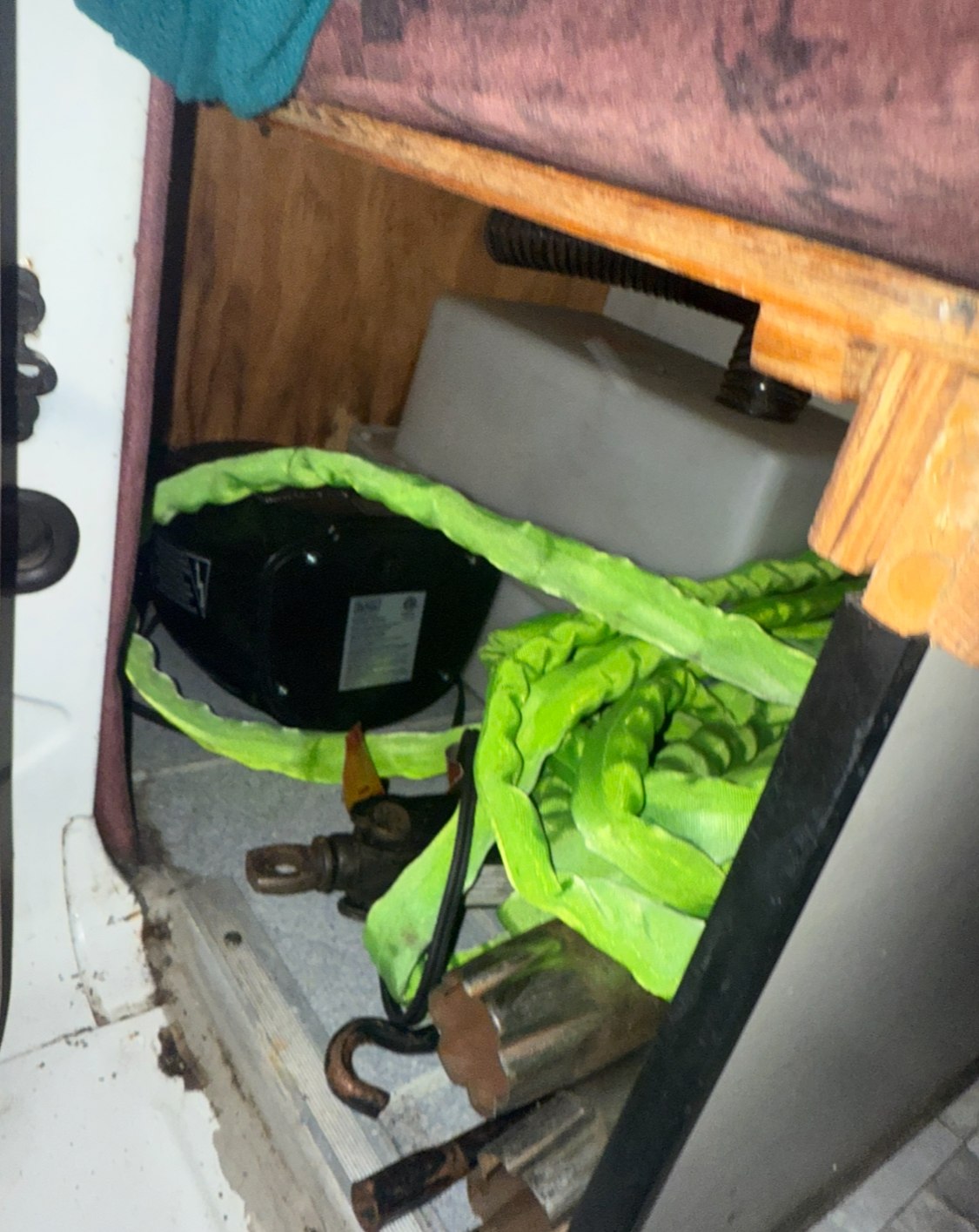  and mirrored cabinets.|Compact RV rental interior featuring a cozy dinette — photo 7