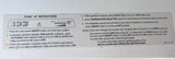 RV rental refrigerator start-up instructions detailing power modes (DC, AC, Gas) and temperature settings for operation.