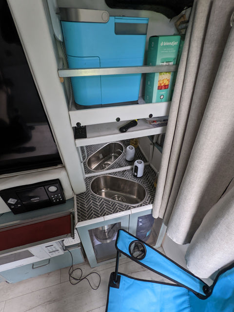 Lux Sprinter RV Mini-kitchen, 52" TV Airport Delivery Option — photo 5