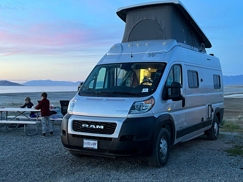 The Silver Starduster - 2022 Winnebago Solis 59P overland rental