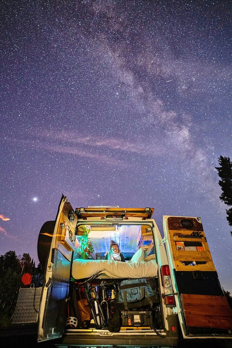 Forest style Time Capsule overland rental
