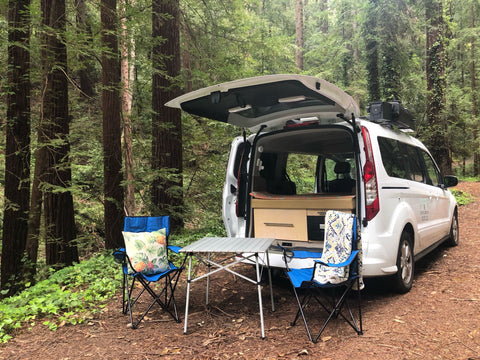 JOY THE VAN 2015 Ford transit Connect Titanium Camper Van overland rental