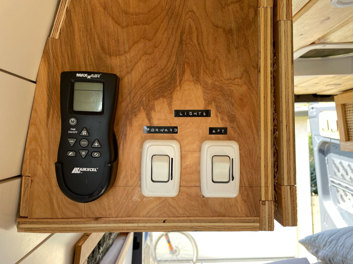  and shiplap walls.|RV rental interior: wooden ceiling — photo 12