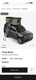 Tepui Thule Basin
hard-shell rooftop tent