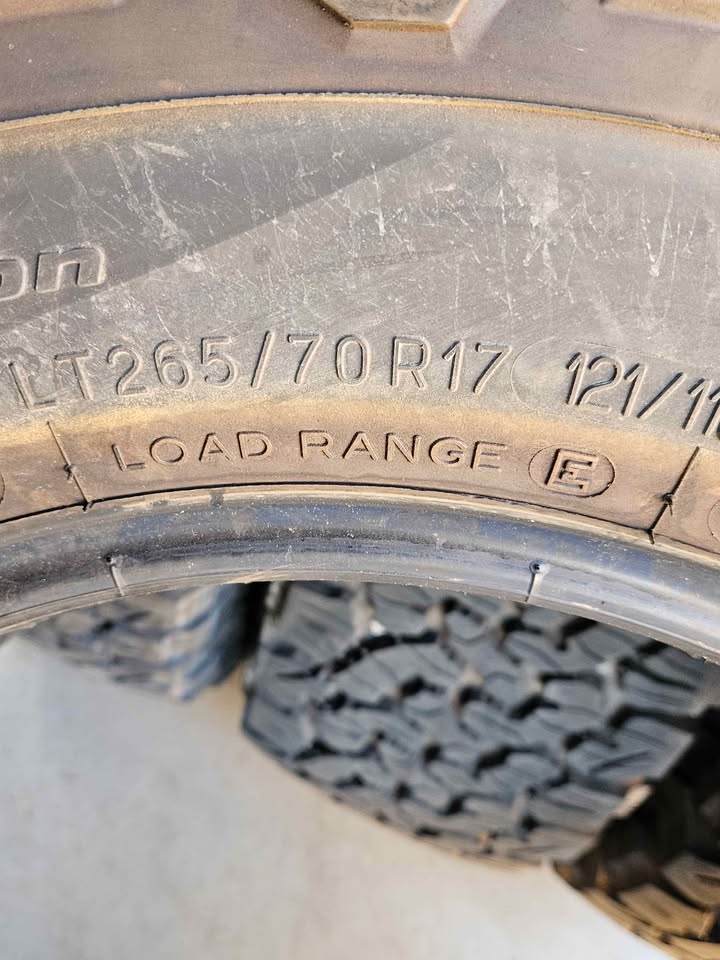 LT 265/70R17 BFGOODRICH KO2 NEW TAKEOFFS 10 PLY in West Valley City, UT (photo 5)