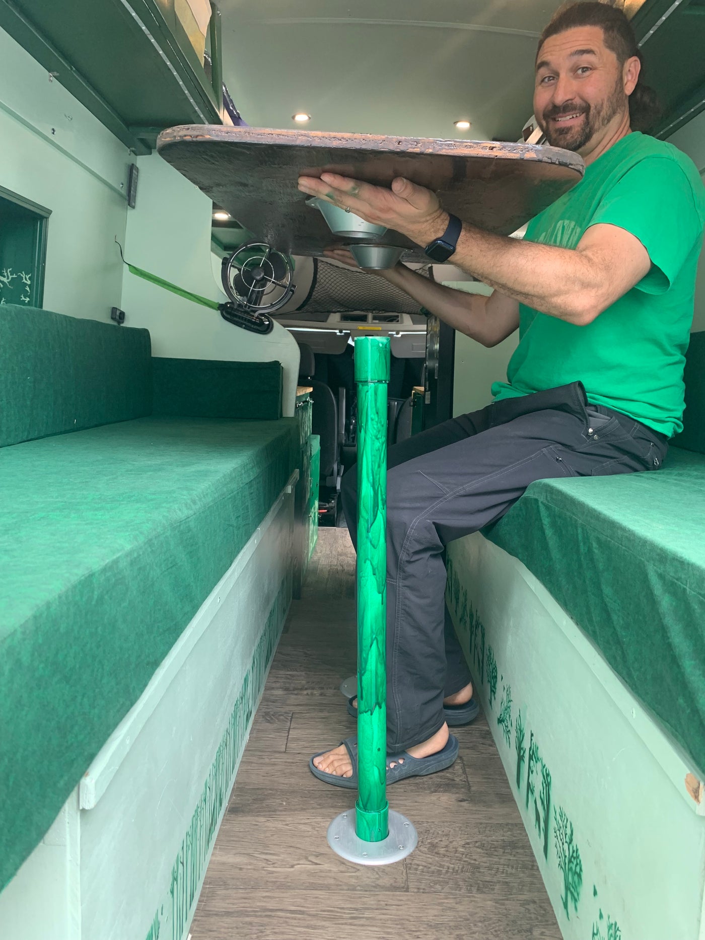 Green Machine  Custom Build - 2022 Ford Transit Adventure Van AWD — photo 16
