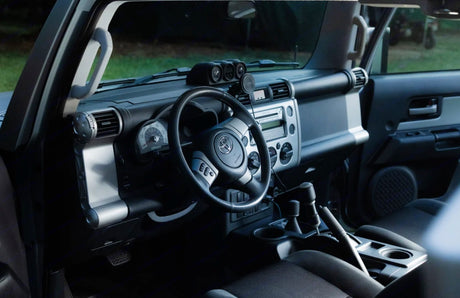  turquoise ocean. Perfect for your next rv rental adventure!|Inside a rugged SUV