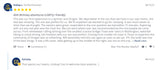 Happy customer review for an RV rental from GoCamp, detailing a 5-star van life travel experience.