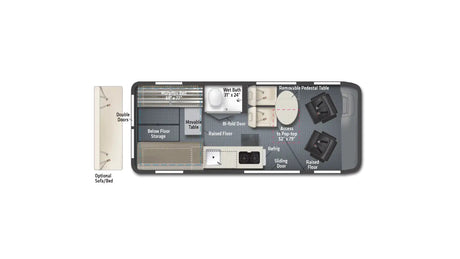 2022 Winnebago Solis 59P Sleep 4, Seats 4