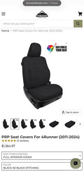 Full Interior PRP SEATS 5th Gen 4Runner