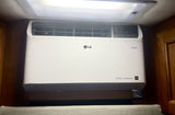 An LG Dual Inverter ThinQ air conditioner installed in an RV rental, ensuring comfortable climate control on the go.