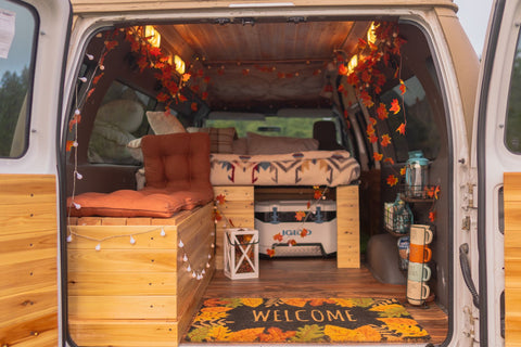 Autumn Breeze Voyager - Cozy Cedar Camper Van overland rental