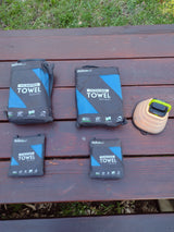 Rainleaf microfiber towels & Goal Zero Crushlight, perfect travel gear for your next RV rental adventure.