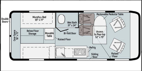 2023 Winnebago Solis 59PX Sleeps 4 comfortably! Off-grid capable — photo 2