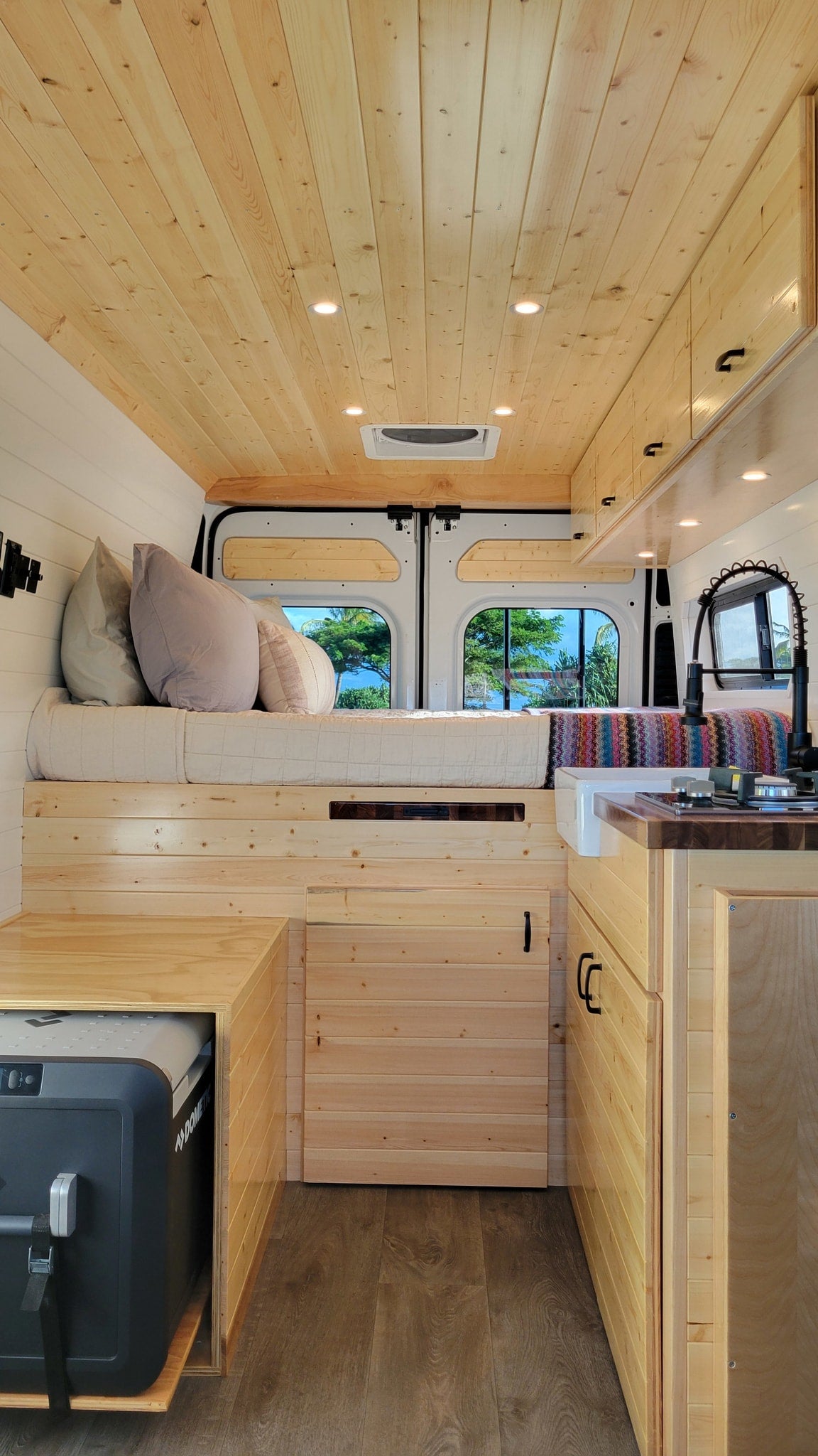  & a pull-out Dometic cooler. Comfort on wheels.|This rv rental showcases a bright — photo 11