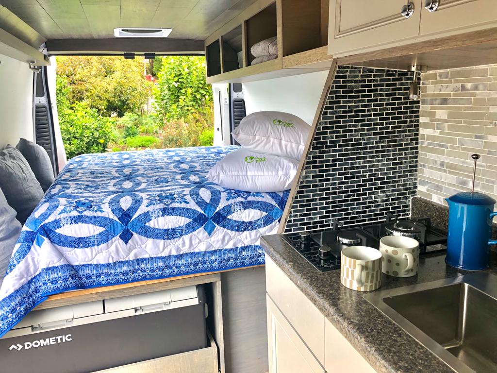  dark granite-look counter