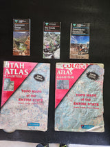 Maps for RV rental trips: Utah/Colorado atlases & guides for National Conservation Lands and scenic back roads.