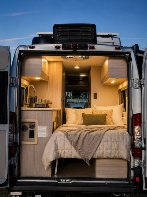 "Sunny" - Pop Top Class B Campervan · Sleeps 4 · Solar + Generator — photo 3
