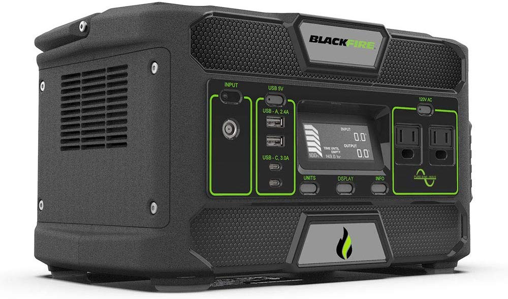 Blackfire PAC500 portable power station