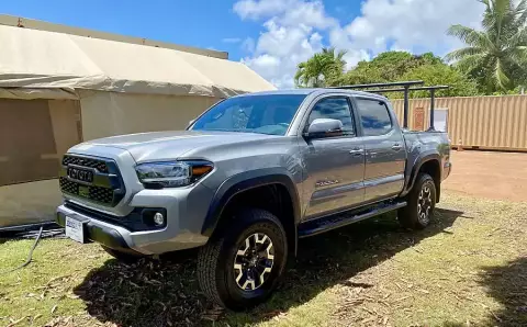 Lifted 2021 Toyota Tacoma TRD Truck Camper