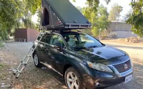 LEXUS RX 350 AWD SUV with RoofNest Camper Top