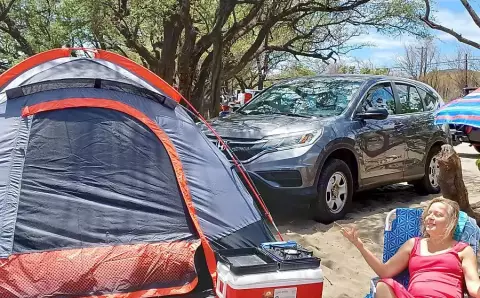 2016 Honda CRV AWD with Camping Gear