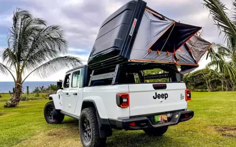 NEW! 2021 Jeep Gladiator Camper (White)