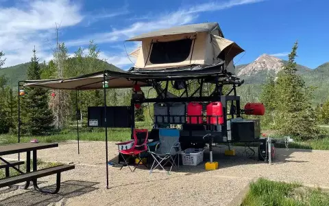 Overland Trailer Roof Top Tent Camping Trailer