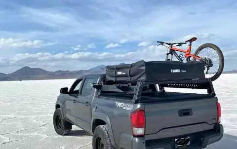 Tacoma Bed Rack and Roof Top Tent
