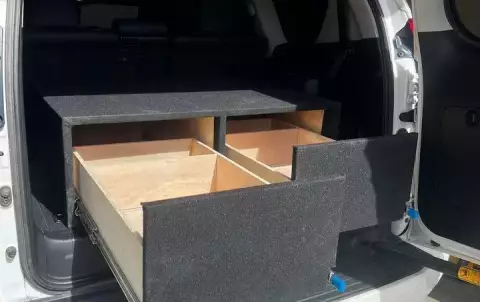Vehicle Drawer System for Overlanding - Camping