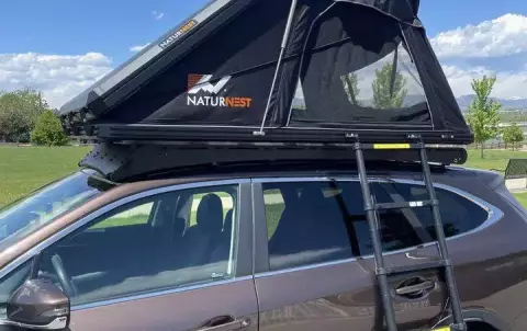 2-3 Person SUV Flip Over Car Roof Top Tent Outdoor