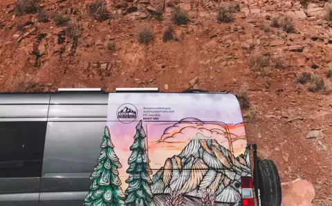 Aspen Custom Vans' 'Grey Wolf' - Family Friendly