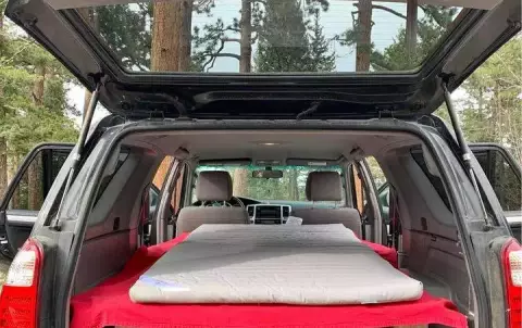 Toyota 4Runner bed setup