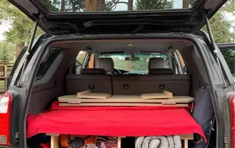 Toyota 4Runner bed setup