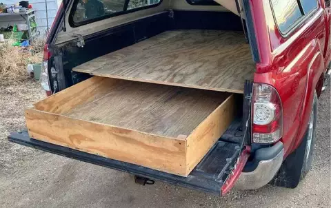 Drawer and Truck bed camper
