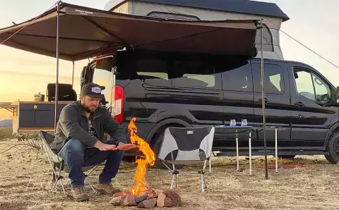 Ford Transit pop top camper (Arizona)