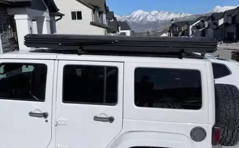 Rooftop Tent 2 Minute Quick Setup Hard Shell