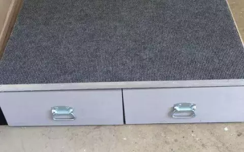 Truck Camper Bed With Easy Glide Drawer System