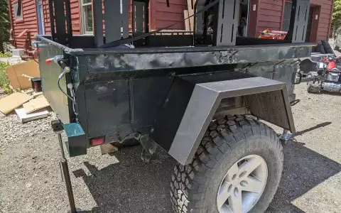 Decked Out Military Jeep M416 off-road camp traile