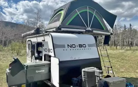 NoBo 10.6 Travel Trailer Toy Hauler Camper