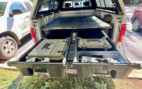 DECKED Tool drawer system for Ford p/u bed