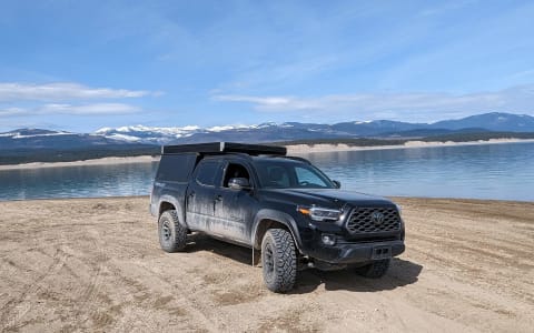 2021 Toyota Tacoma with Go Fast roof top Camper